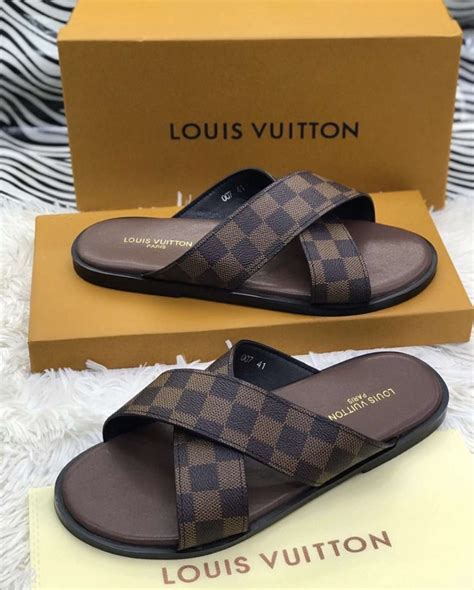 lv men slippers|louis vuitton slippers men.